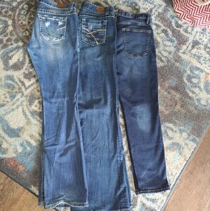 3 pairs, 2 BKE 1 Old Navy